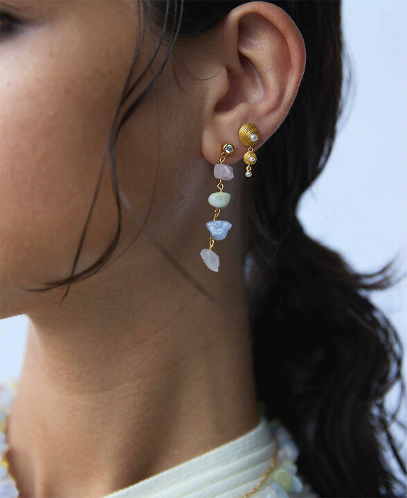 Dusty rainbow øreringe