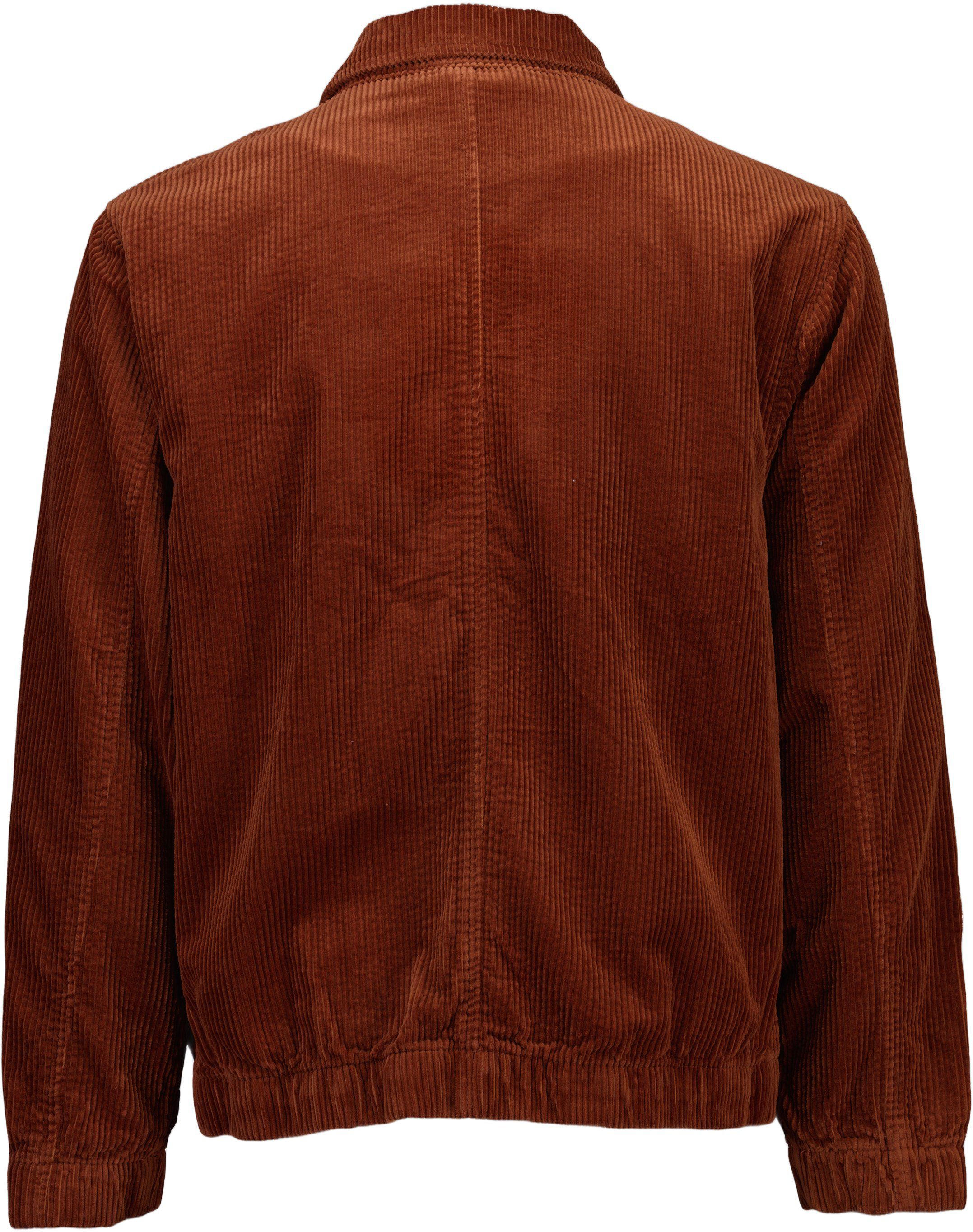 Corduroy zip jacket