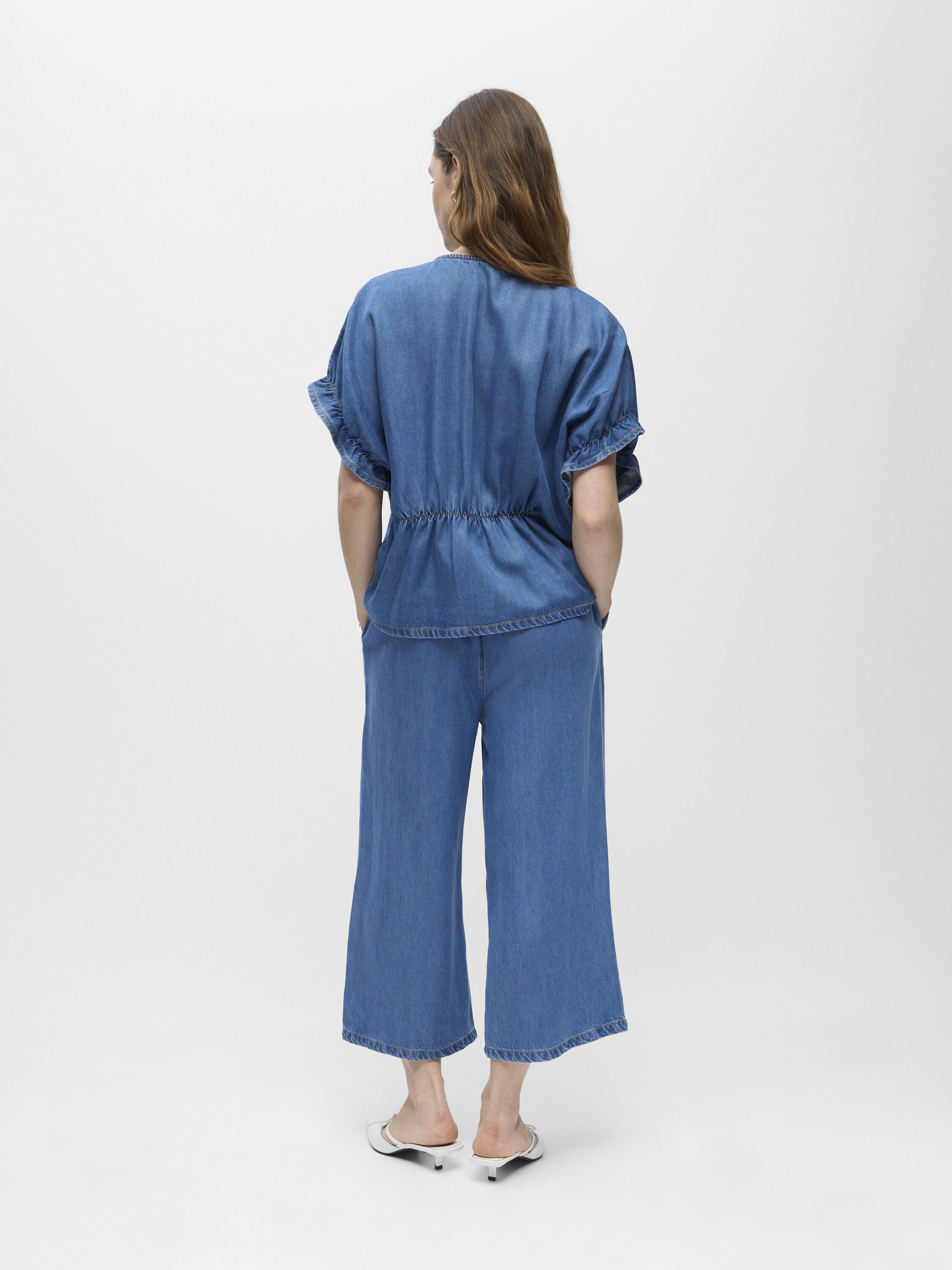 OBJFRAME 2/4 V-NECK RE TOP NOOS