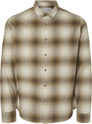 SLHSLIMOWEN-FLANNEL SHIRT LS NOOS