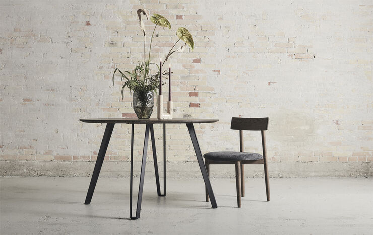 Spisebordsstol Tetra - Brun/Granit