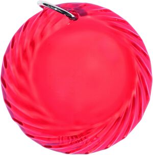 Iittala solfanger gl. charm 5cm bur. rød