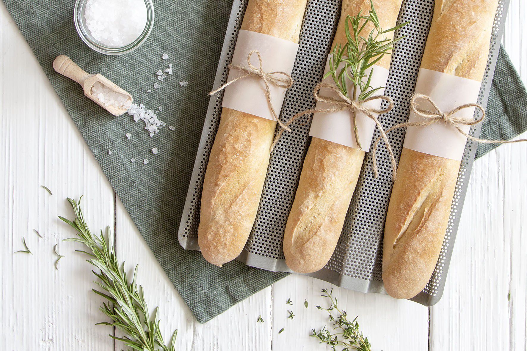 Baguetteplade 37 x 24 cm / H 2,5 cm s&oslash;lv