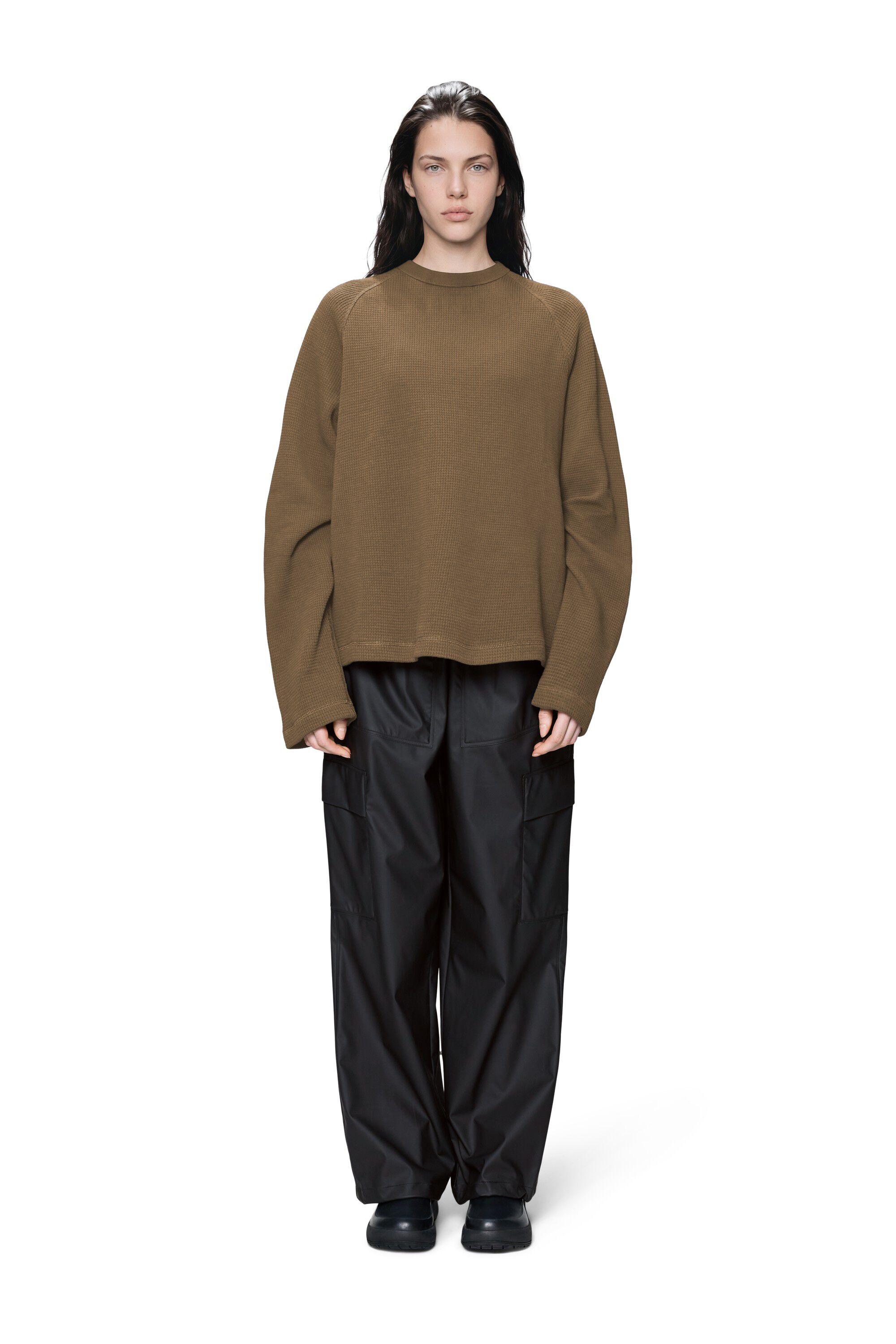 Waffle Long Sleeve T-Shirt Rains