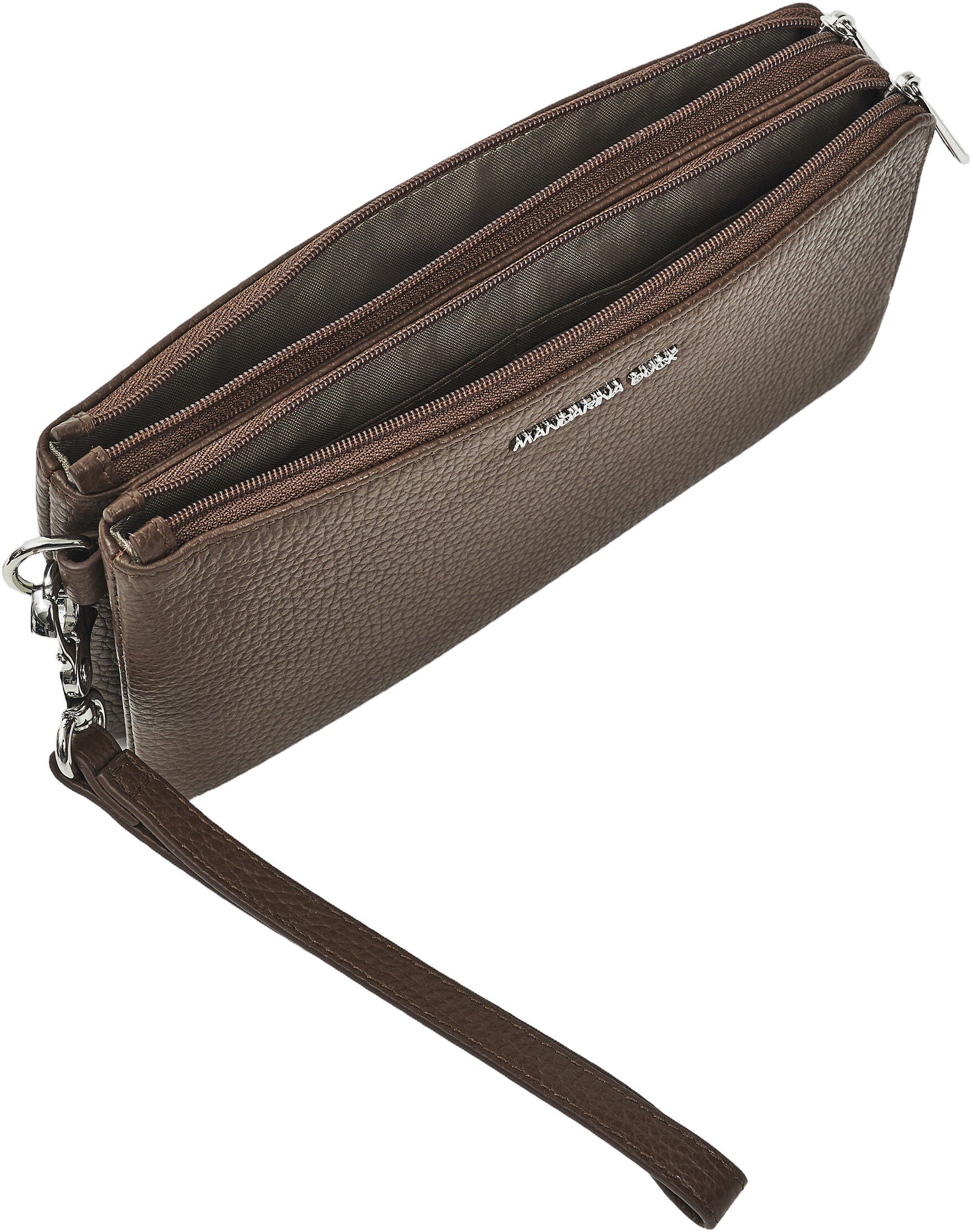 MELLOW LEATHER POUCH / MILK CHOCOLATE