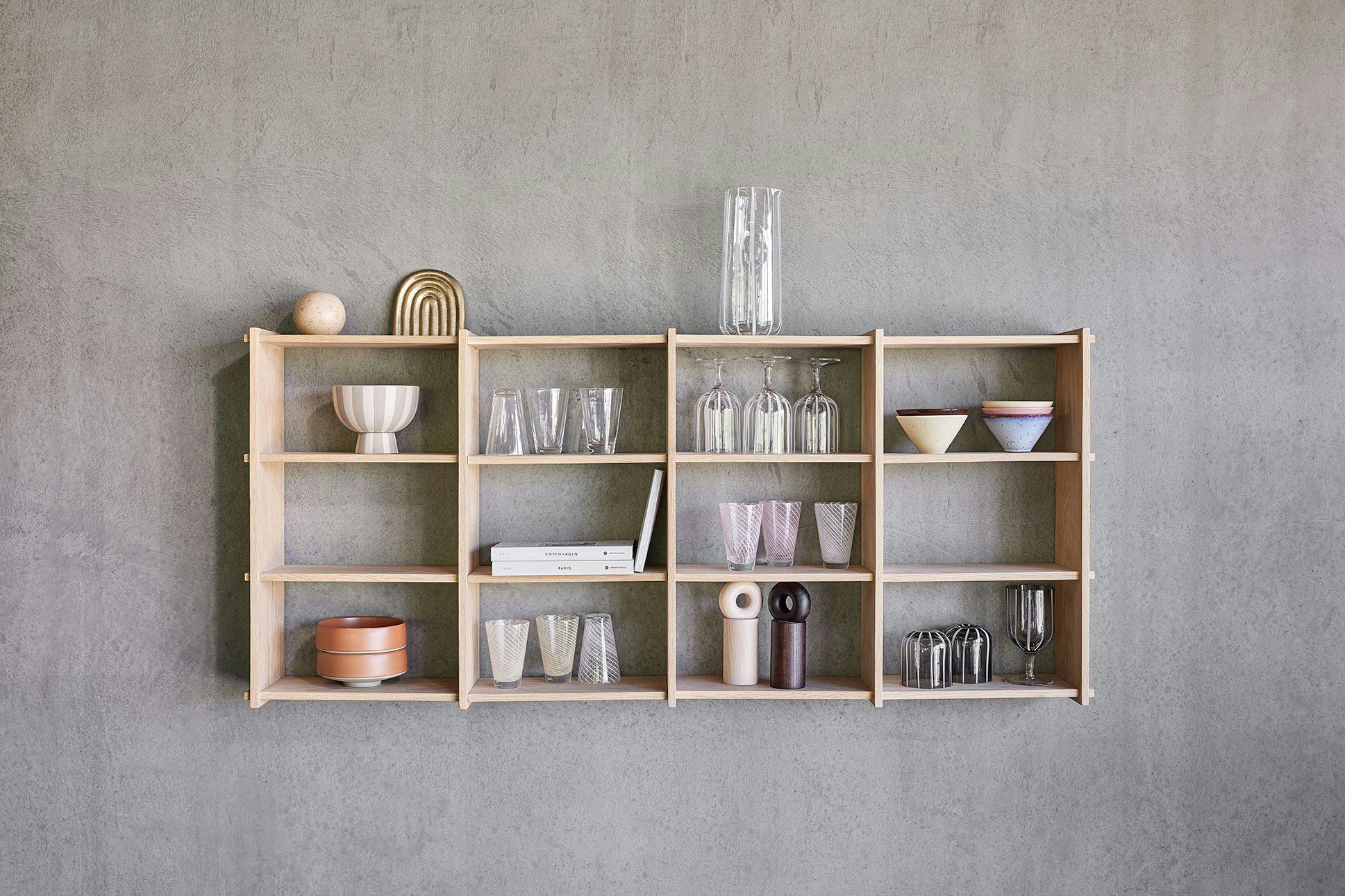 Yuka Groove Glas - Pakke med 2