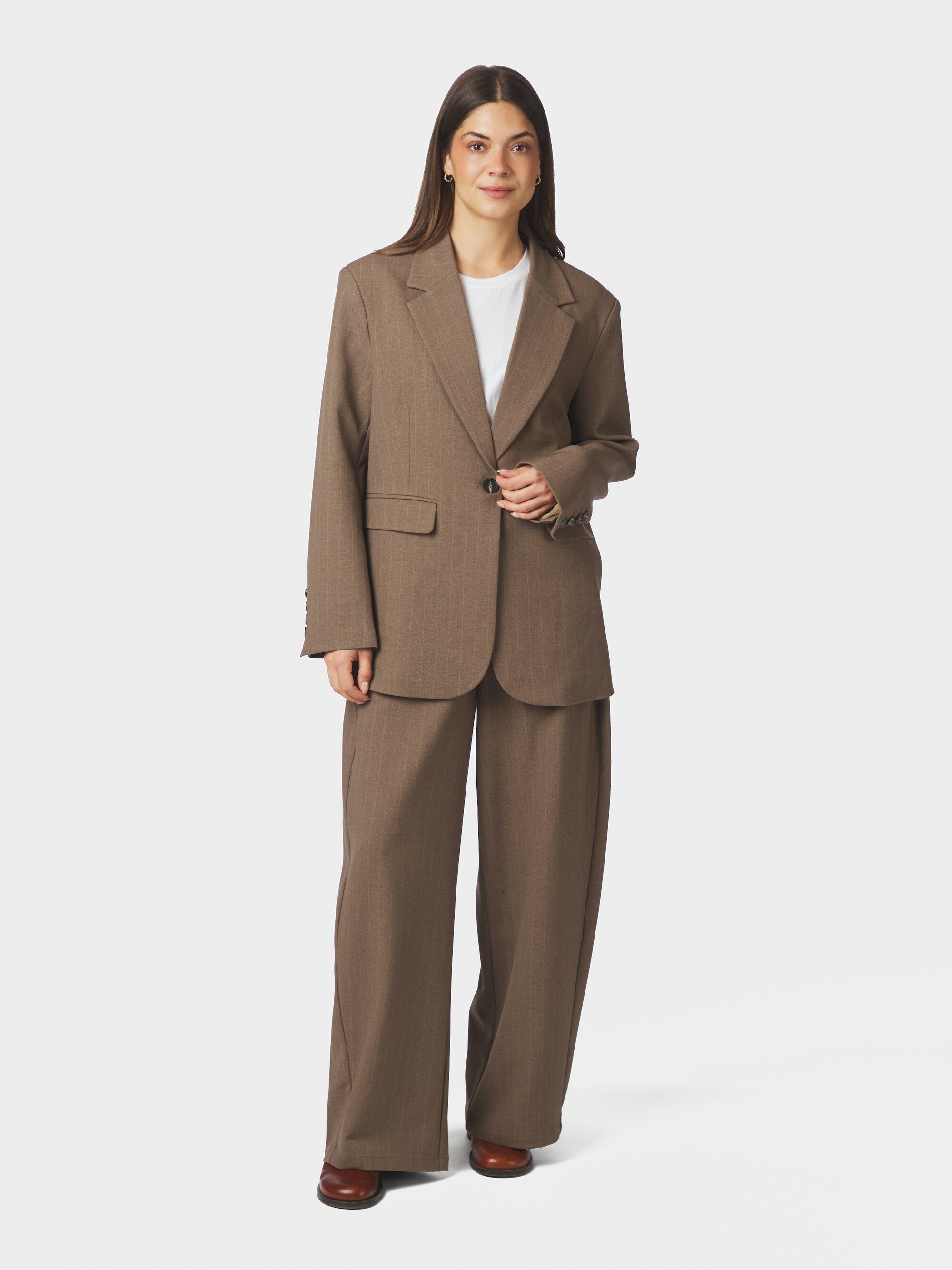 Gaby Pinstripe Blazer