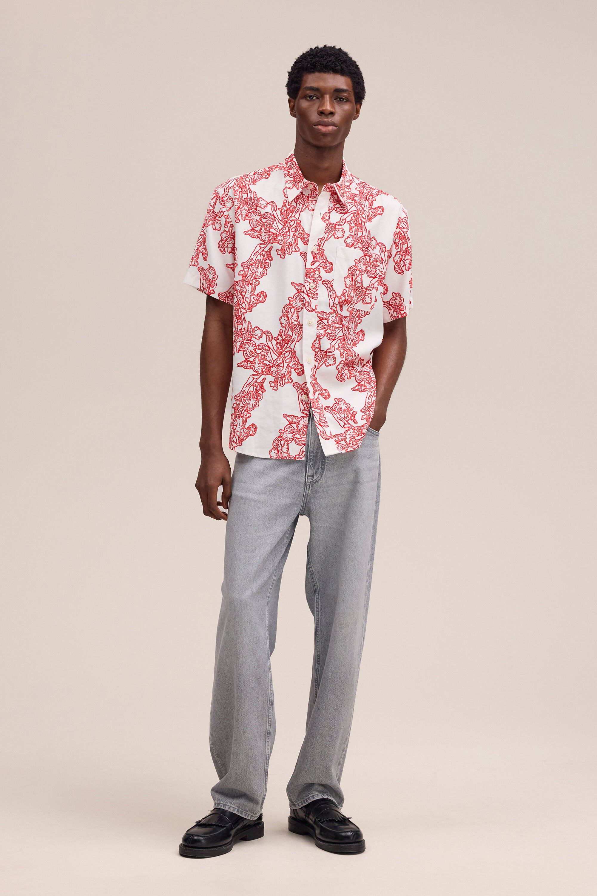 Deon SS Print Shirt