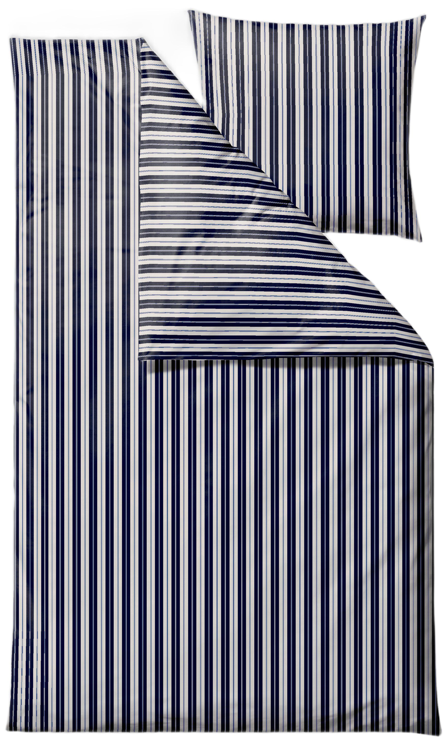 Senget&oslash;j 140 x 200 cm Flow Navy blue