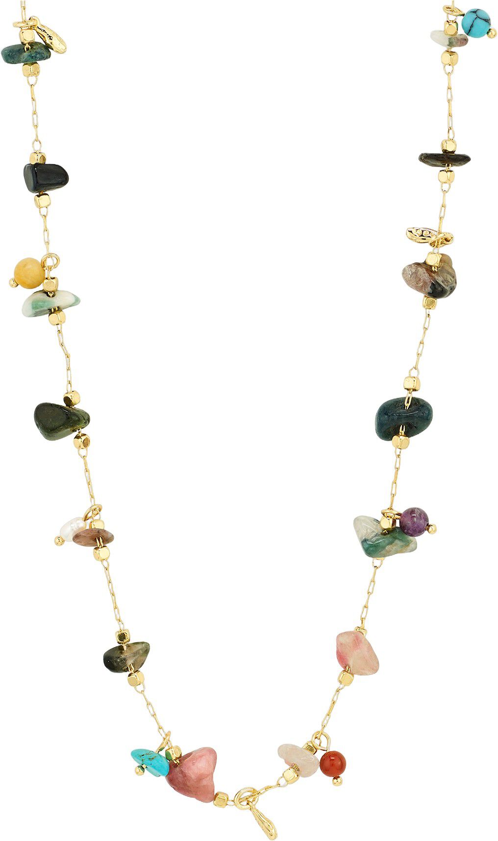 HERE necklace gold-plated/multi