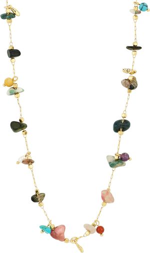 HERE necklace gold-plated/multi