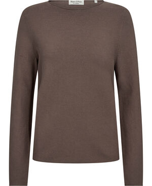 Pullover, longsleeve, boat neck