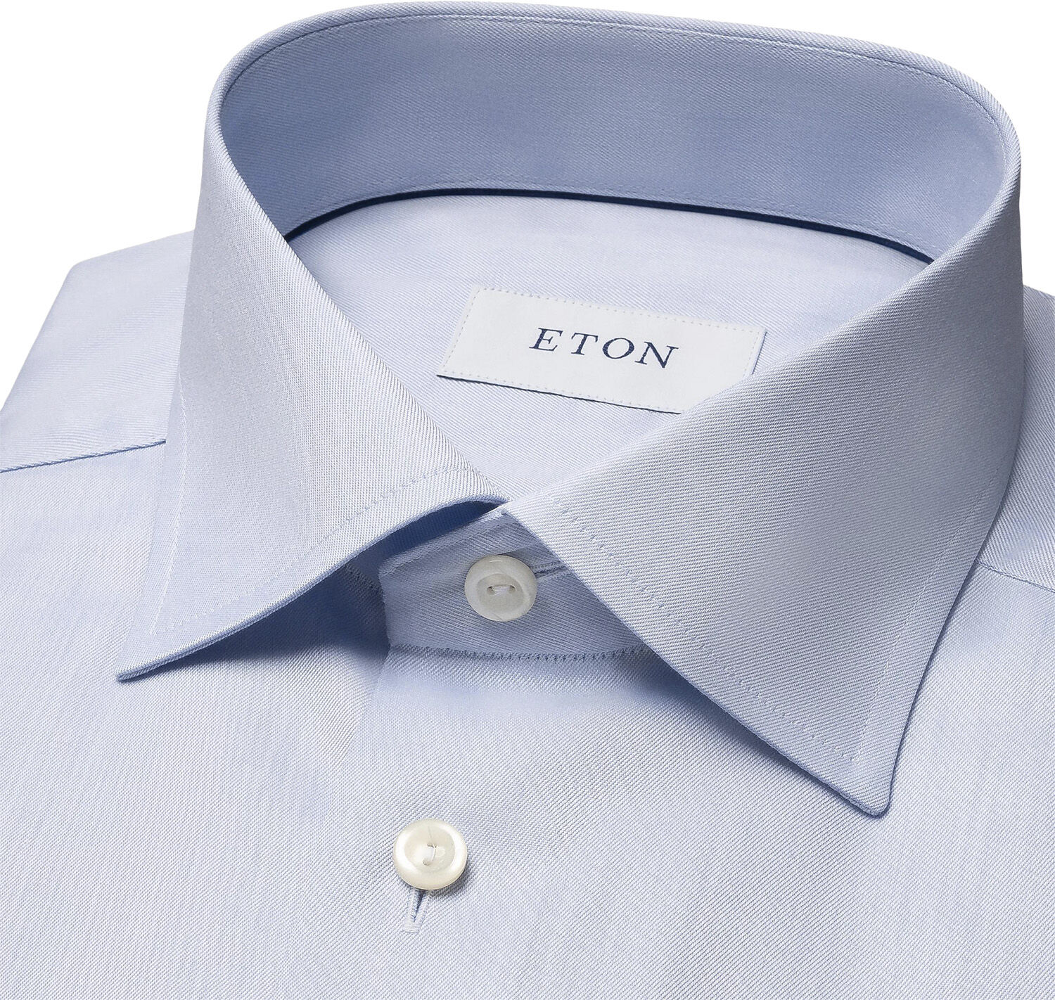 Super Slim Fit White Signature Twill Shirt