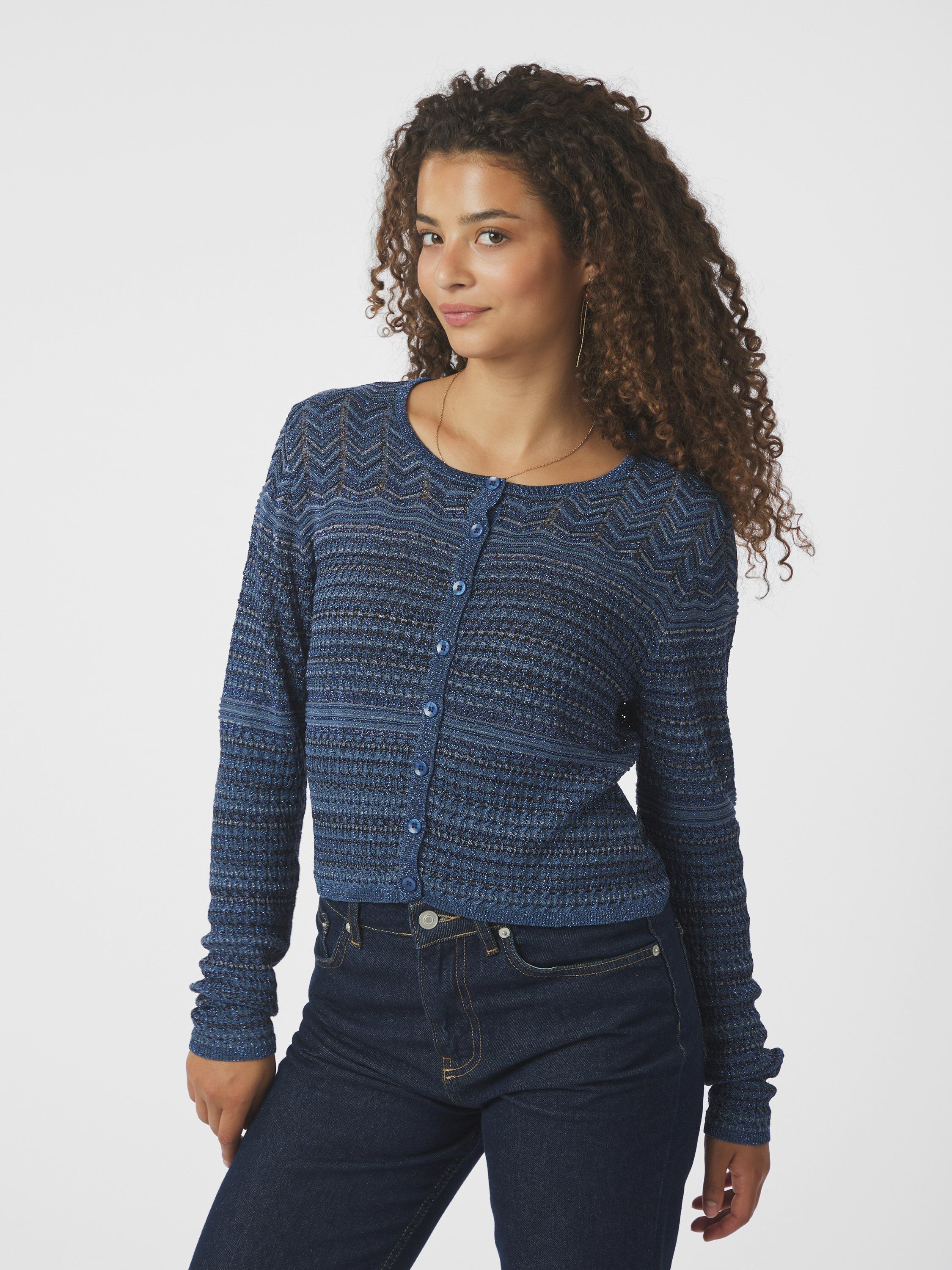 Gini Chevron Knit Cardigan