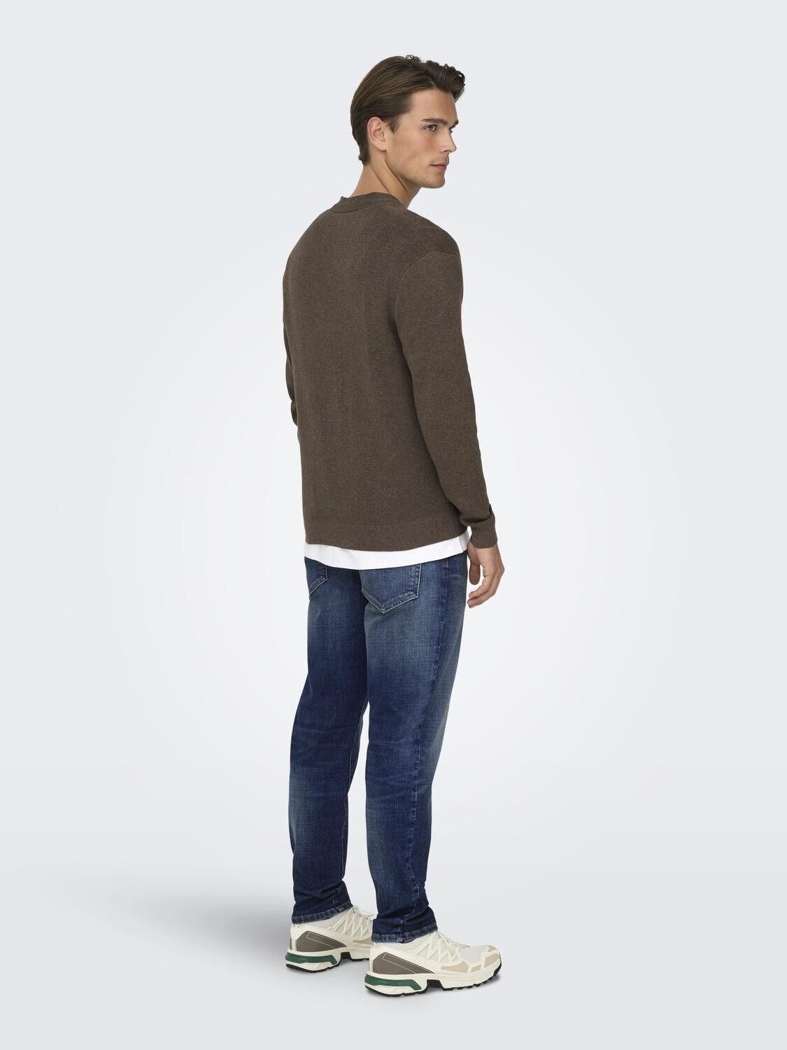 ONSTING LIFE REG LS CARDIGAN KNIT N