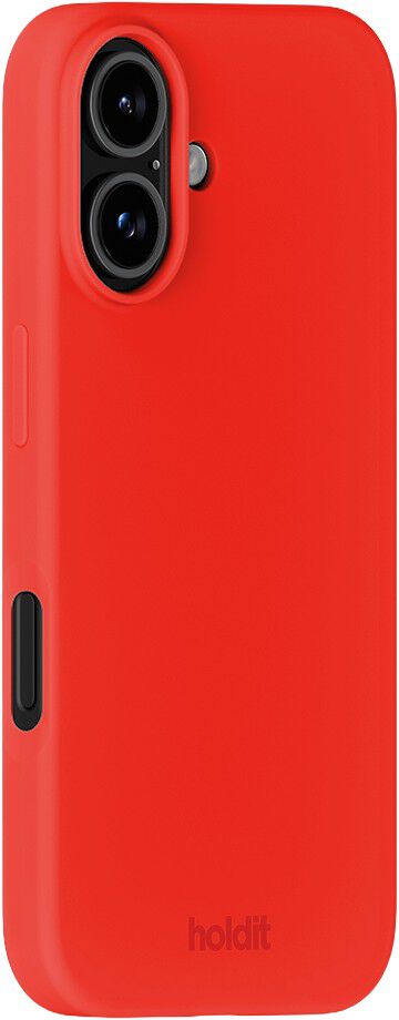 Silicone Case iPhone 16 Scarlet Red