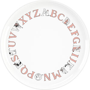 Moomin ABC tallerken Ø 20 cm Moomin salmon