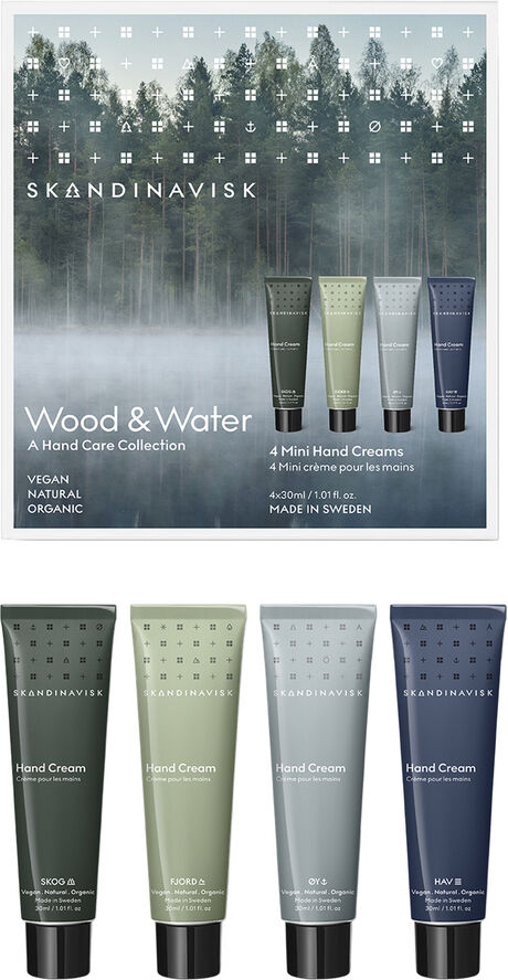 Wood & Water Mini Handcream Giftset (30mlx 4)