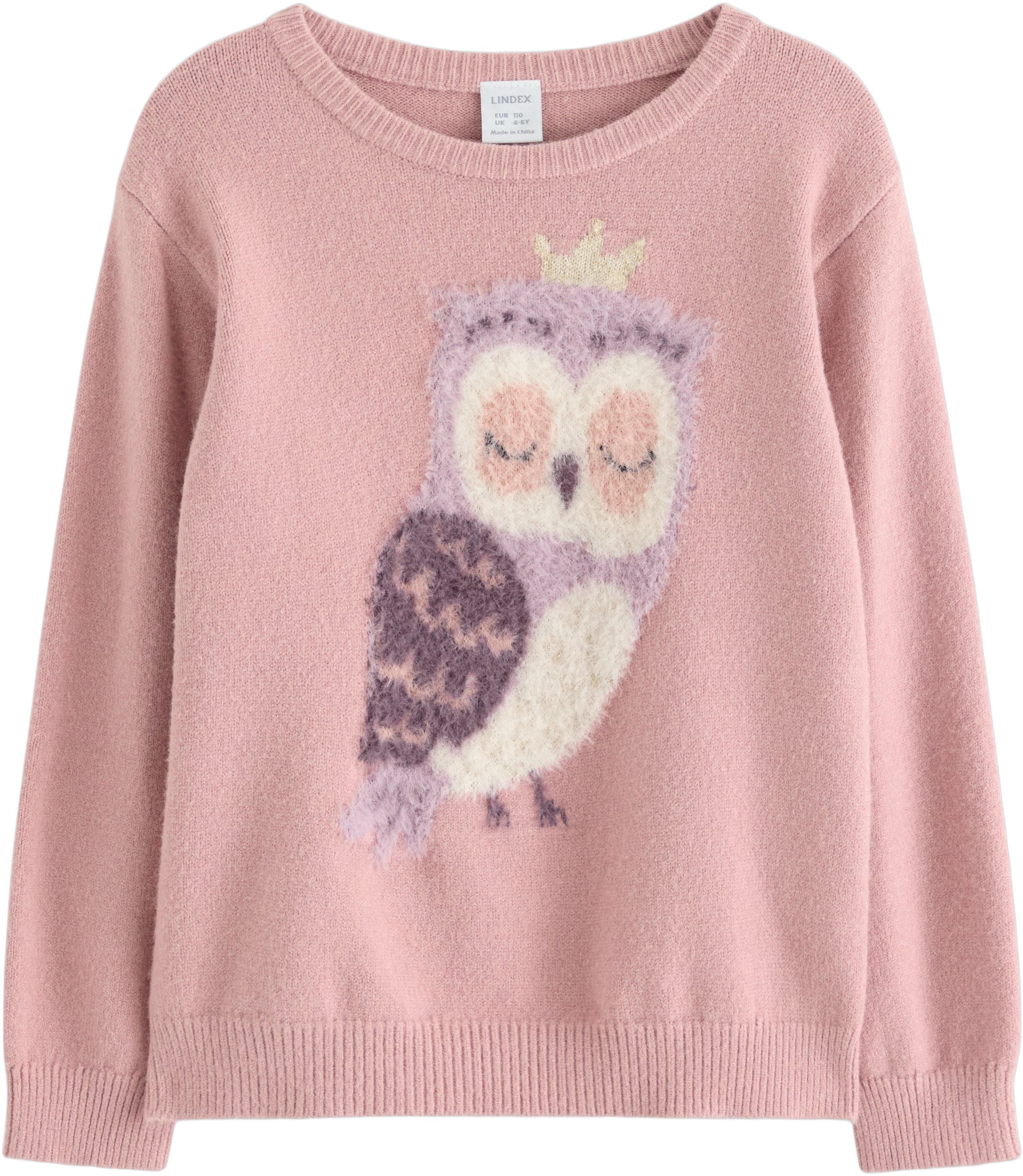 Sweater intarsia animal placem