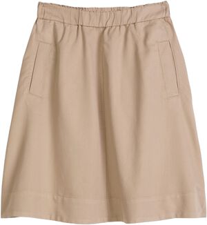 Skirt, A-line, welt pocket, elastic