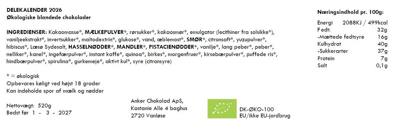 Delekalender 2026
