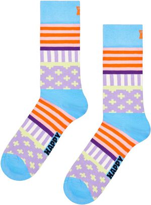 Blocked Stripe Sock