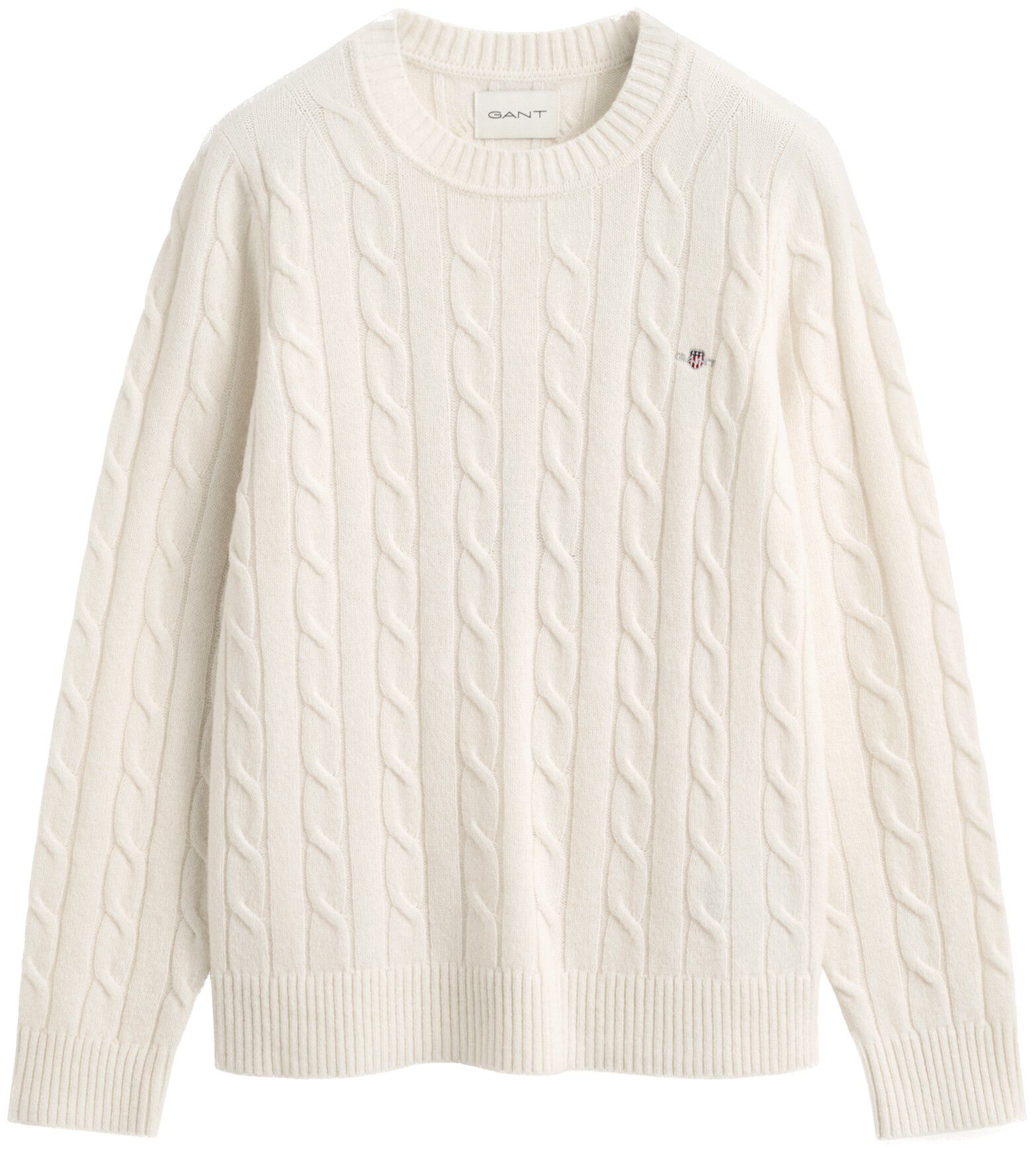 LAMBSWOOL CABLE C-NECK