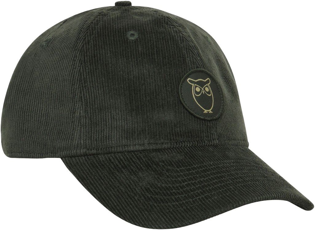 Corduroy badge cap