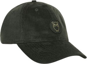 Corduroy badge cap