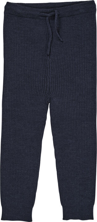 MERINO CLASSIC RIB LEGGINGS W. DRAW