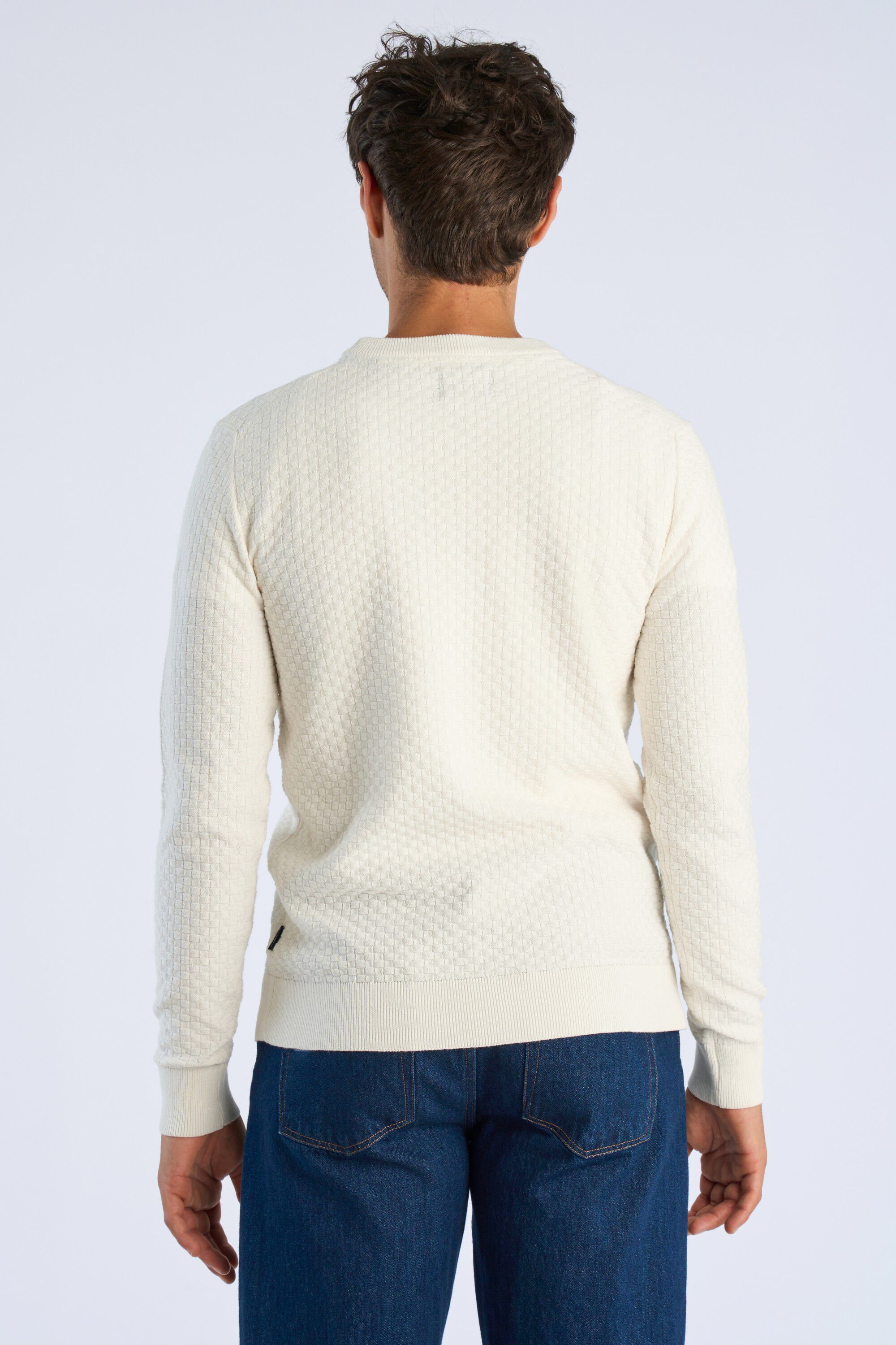 Structure o-neck knit L/S