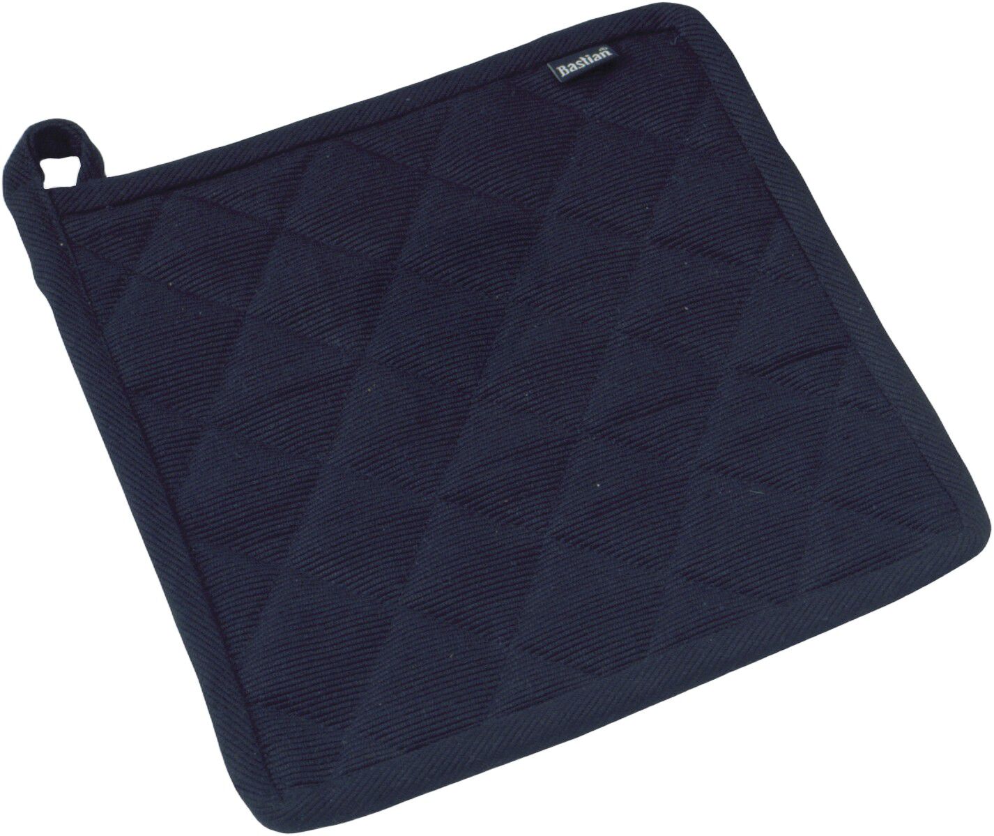 Grydelap 22,5x22,5 cm Sort