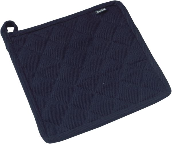 Grydelap 22,5x22,5 cm Sort