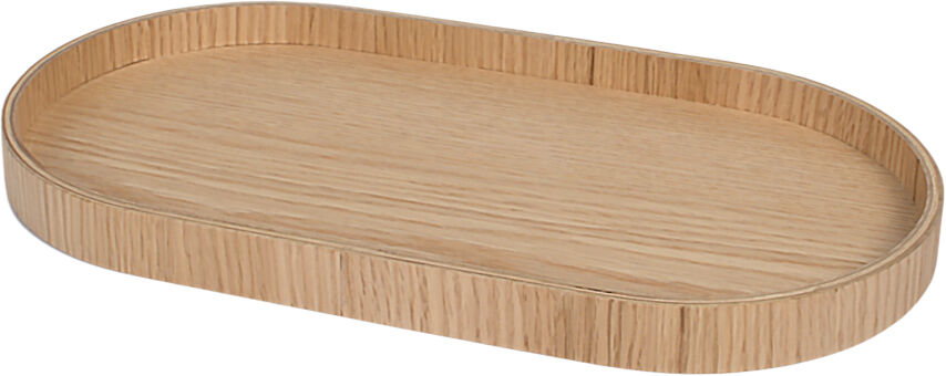 Wood Tray, Medium, Oak, 16,5x30x2 cm