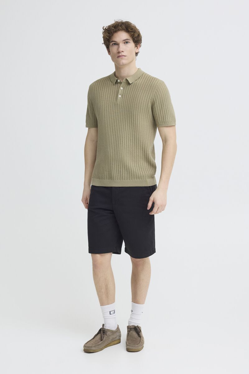 Cfkarl Structured Knit Polo