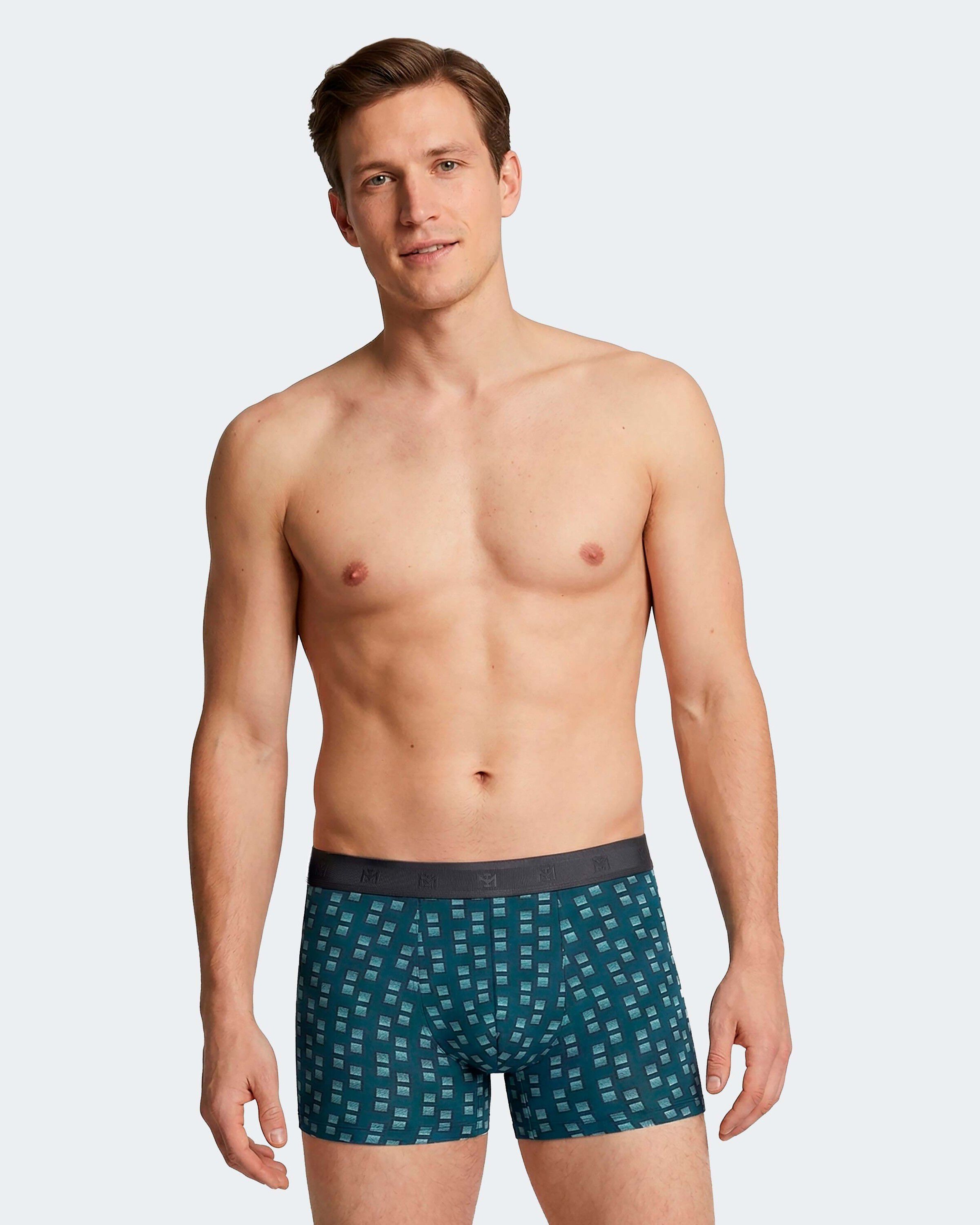 Pack of 2 men's boxers in Cotton Modal