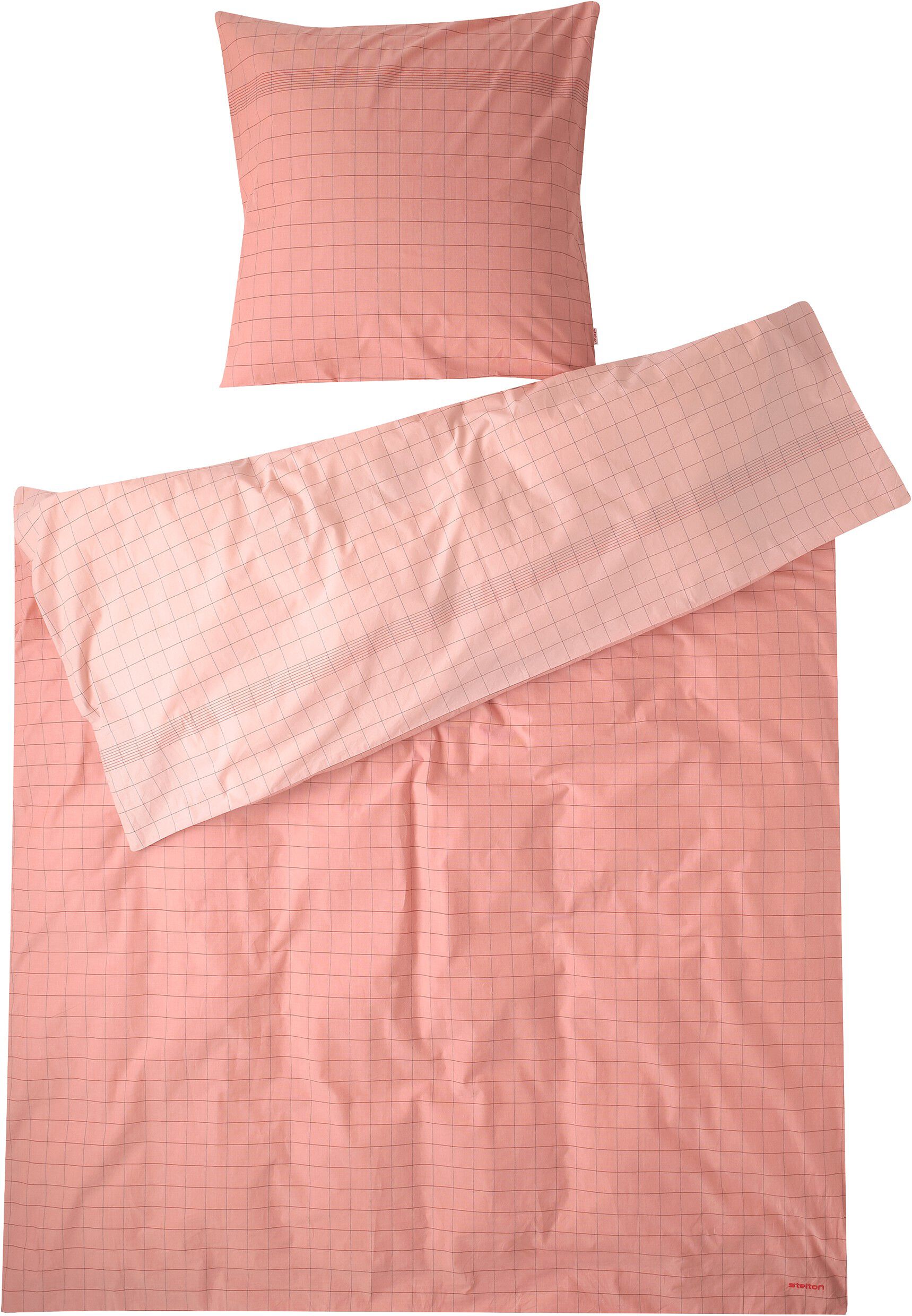 Vibeke Klint senget&oslash;j 140x220 cm/50x70 cm red