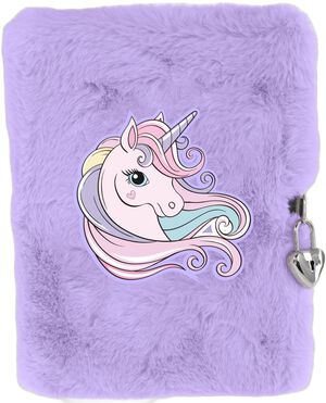 DAGBOG UNICORN LILLA TINK