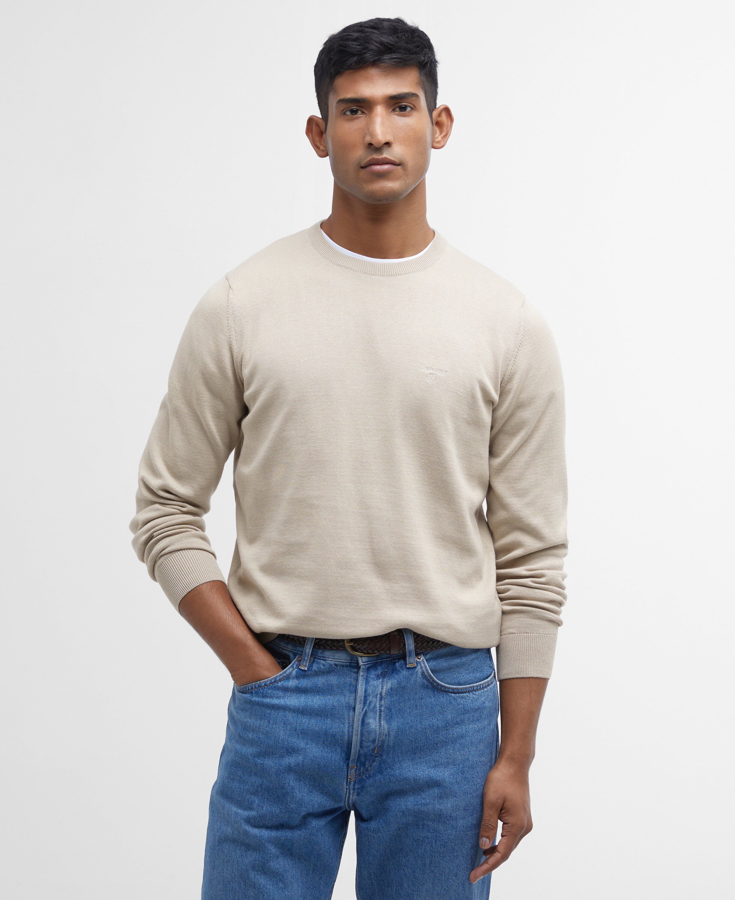 Barbour Pima Cotton Crew Neck Sweat