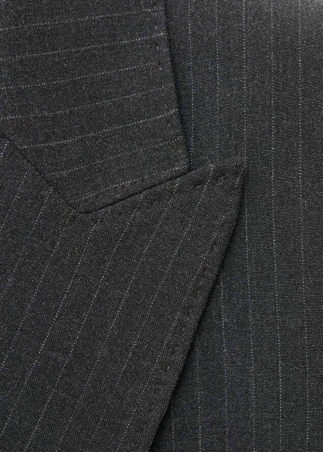 Pinstripe suit jacket