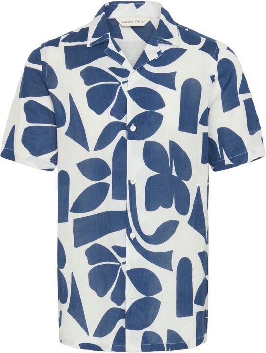 CFWESTON SS RC printet linen shirt