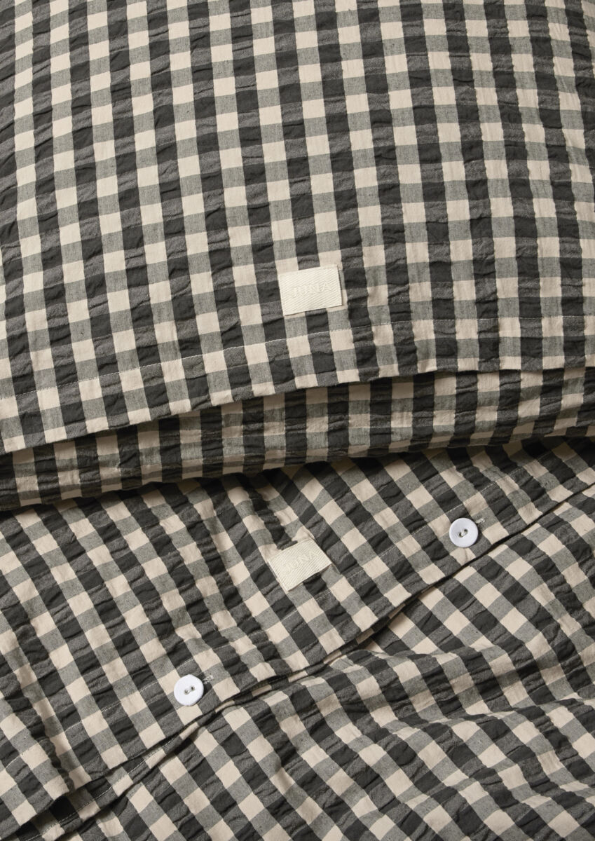 B&aelig;k&B&oslash;lge Senget&oslash;j 220x220 cm sort/sand SE