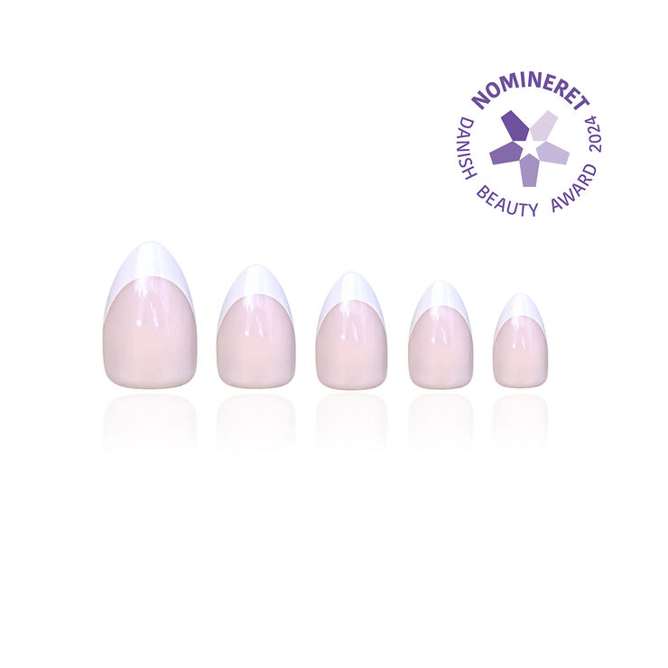 Classic French, Medium Almond - Instant Pro Press-on Manicure