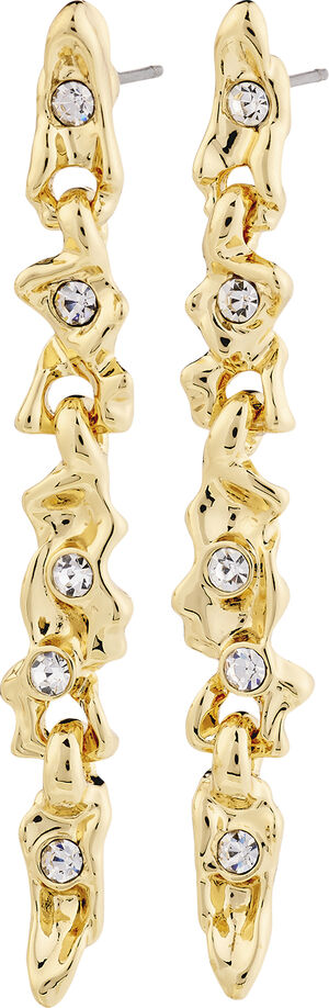 SUNSET crystal earrings gold-plated