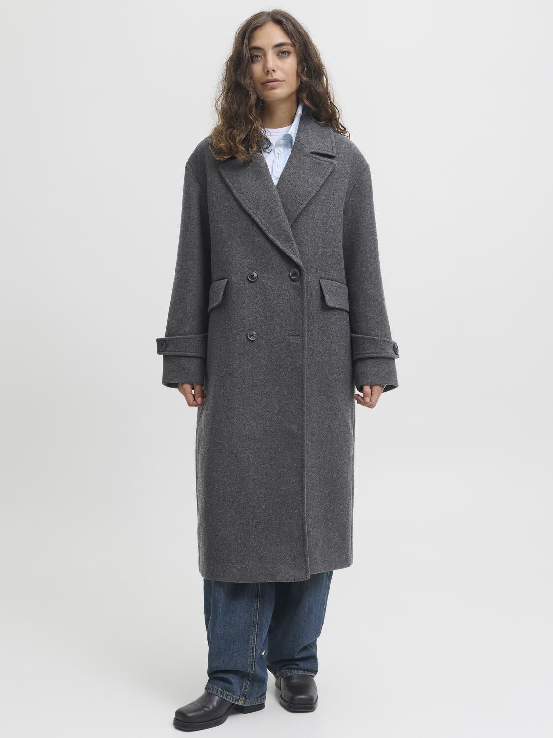 JXCARA WOOL BLEND COAT OTW ELV