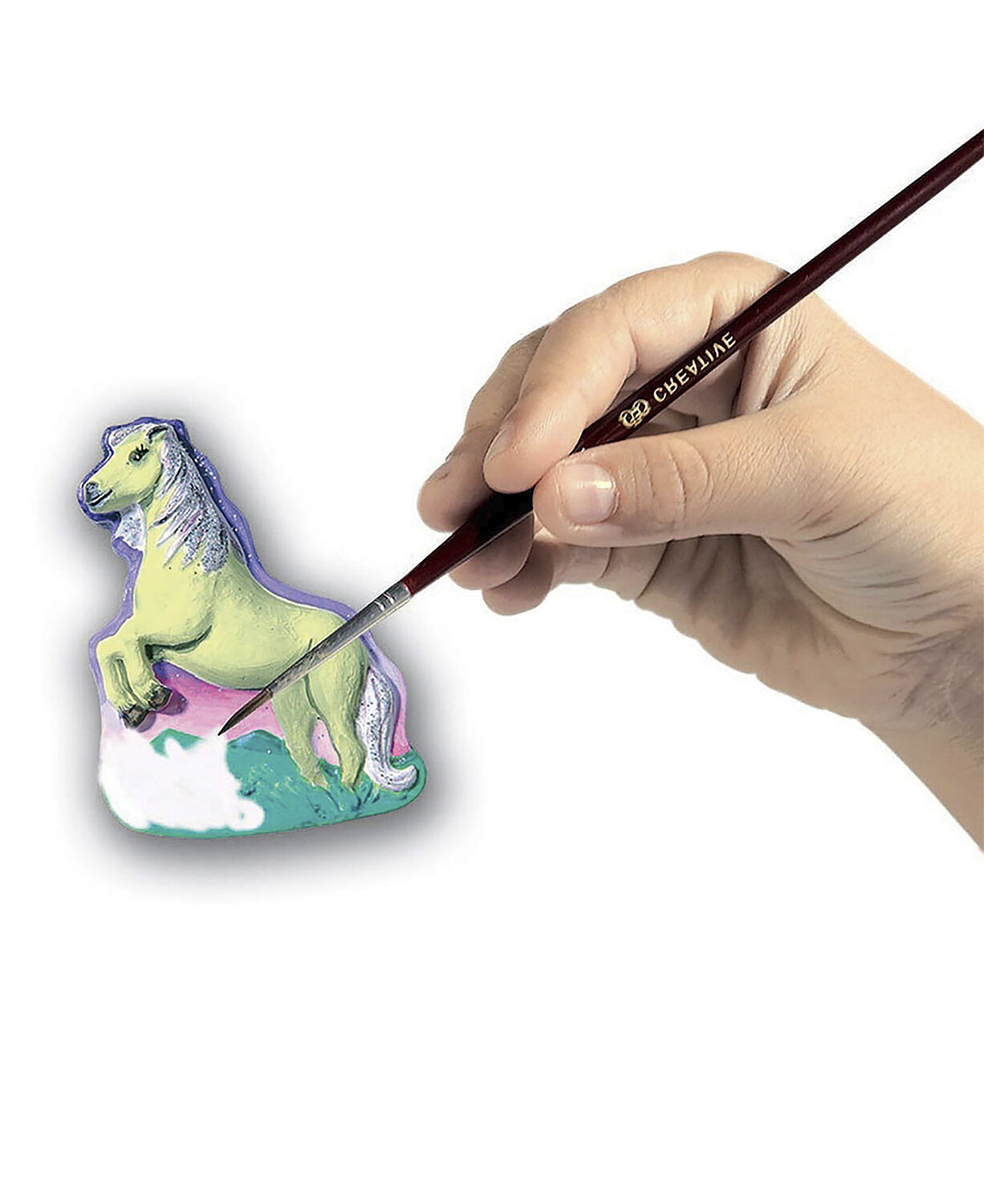 SES Creative - St&oslash;b & mal - Heste med glimmer