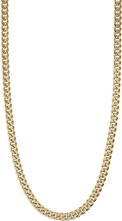 Halskæde, Fuchsia, Guldbelagt