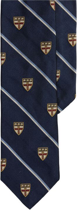 Striped Silk Repp Club Tie