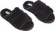 Slippers Straps (of 100% New Zealand Sheepskin) Black