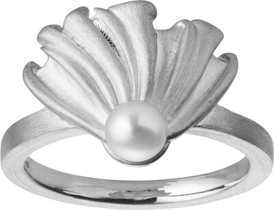 Poppy ring - silver
